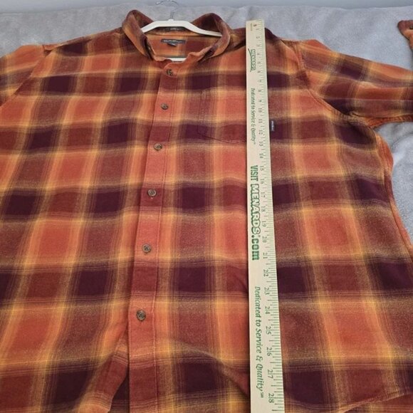 Eddie Bauer Classic Fit Flannel Shirt Mens 3XL Plaid Button Front Long Sleeve454 - Picture 6 of 7